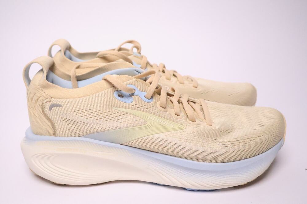Brooks Adrenaline GTS 25 Wmns Running Shoes Sz 9 Sand/Coconut/Skyway READ #211